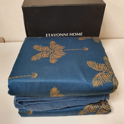 Etavonni Home Bed sheet Blue Brown, 5
