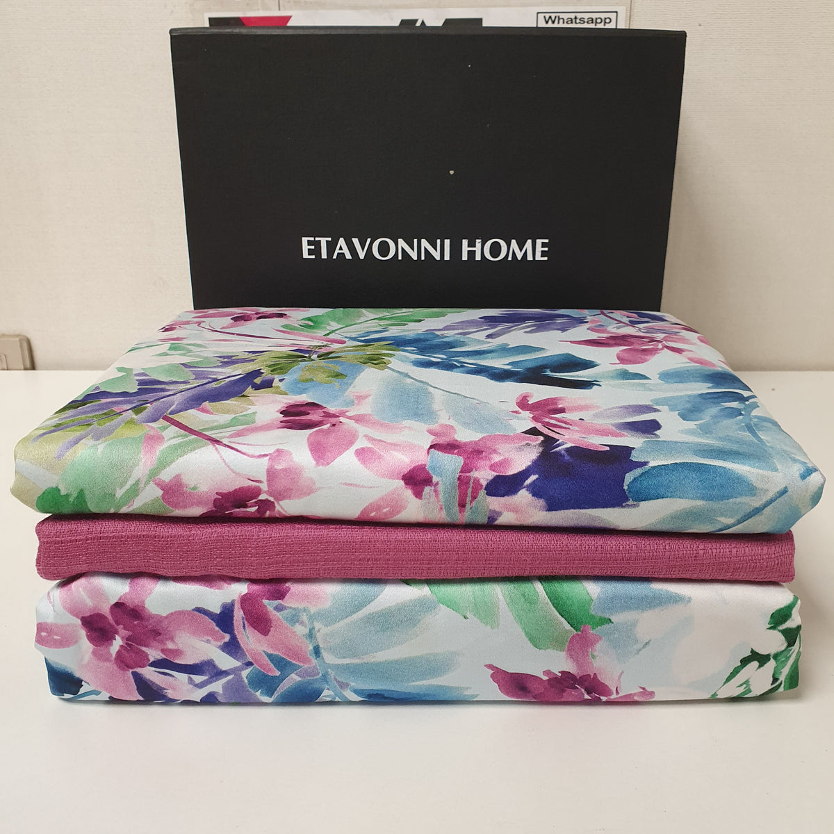 Multi Color Printed Bedsheet  Gift Box Multi Color Print, 4