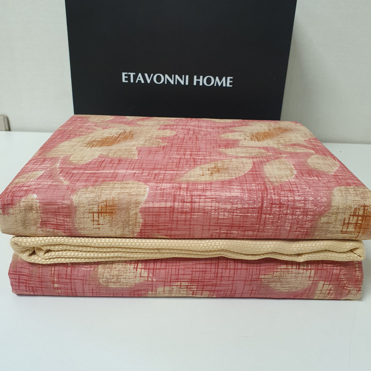 Etavonni Home Brown Pink Bedsheet , 3