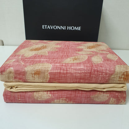 Etavonni Home Brown Pink Bedsheet , 3