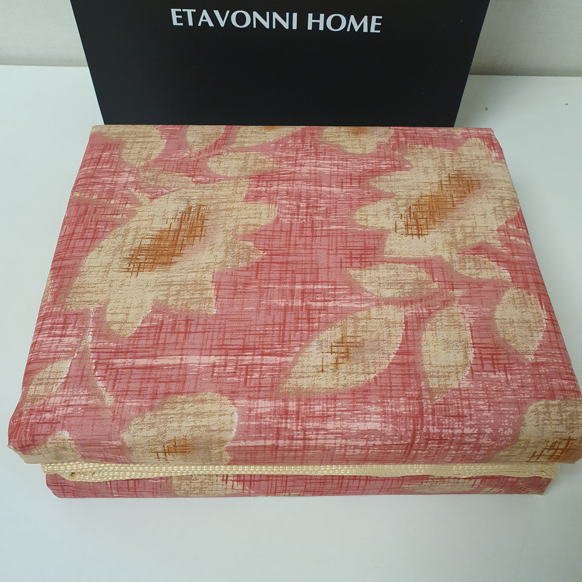 Etavonni Home Brown Pink Bedsheet , 3