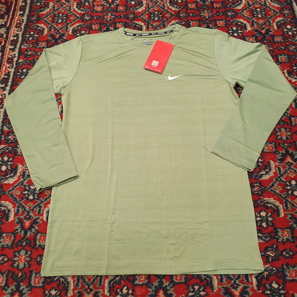 Nike Green Preemium Fit Shirt Full Sleevs, 4343