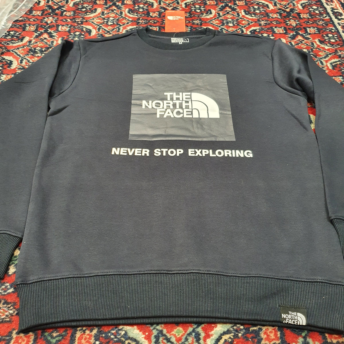 North Face Warm Front Design Blue Shirt, 424