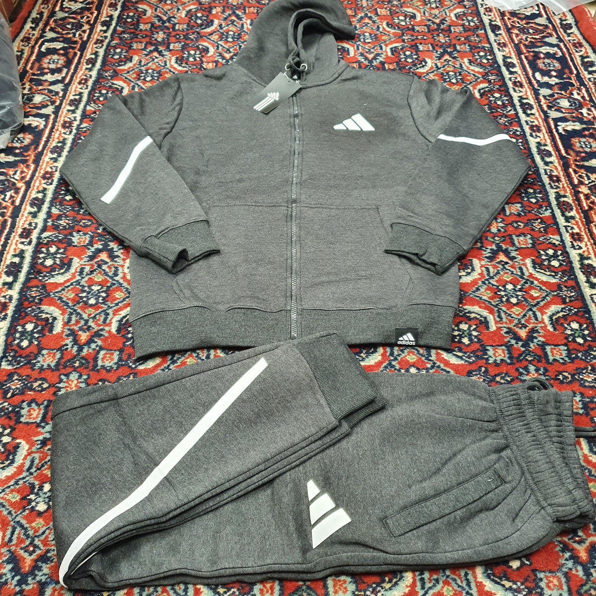 Grey Adidas Track Suit Warm, 4