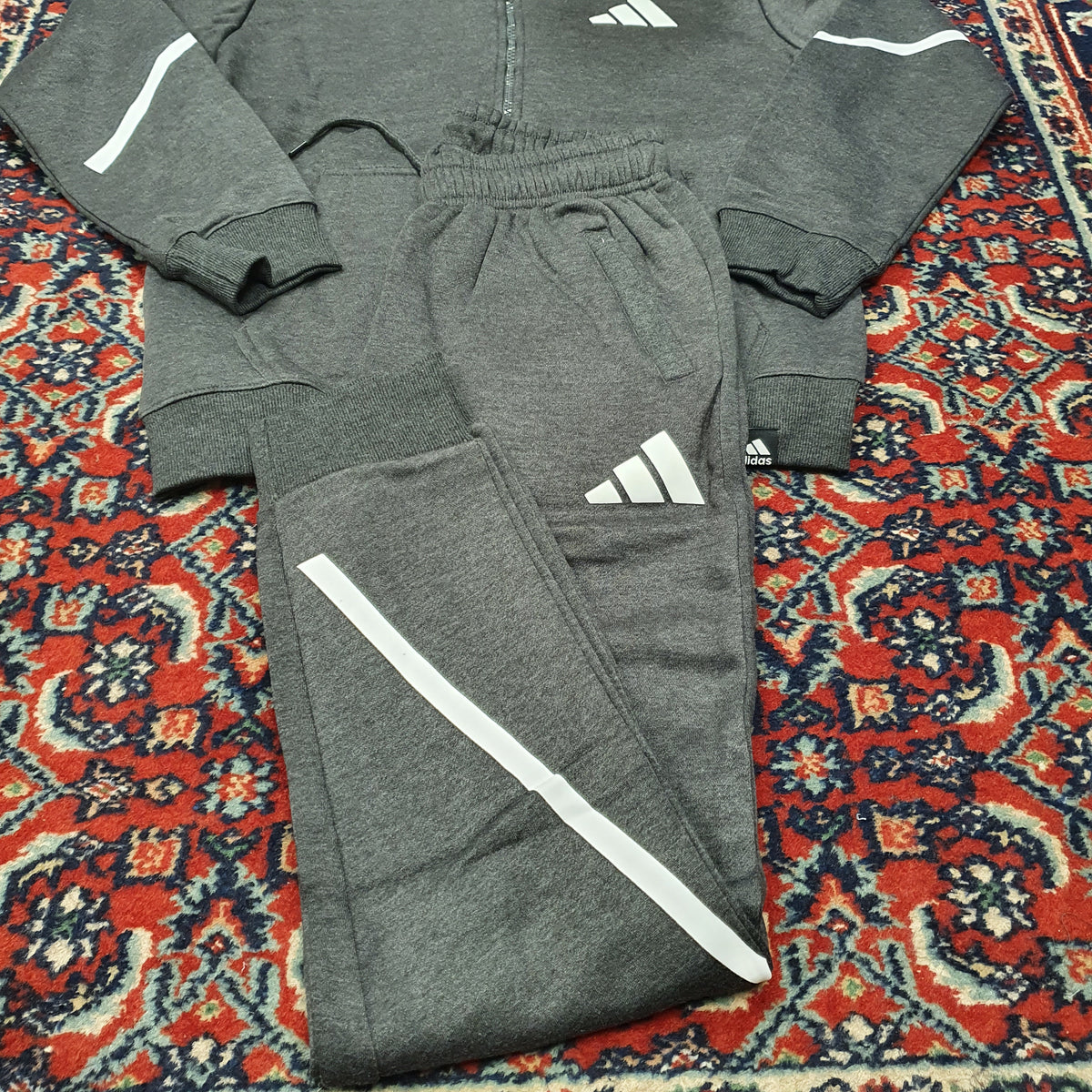 Grey Adidas Track Suit Warm, 4