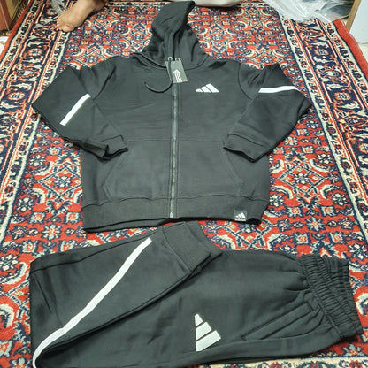 Black Adidas Warm Track Suit, 5