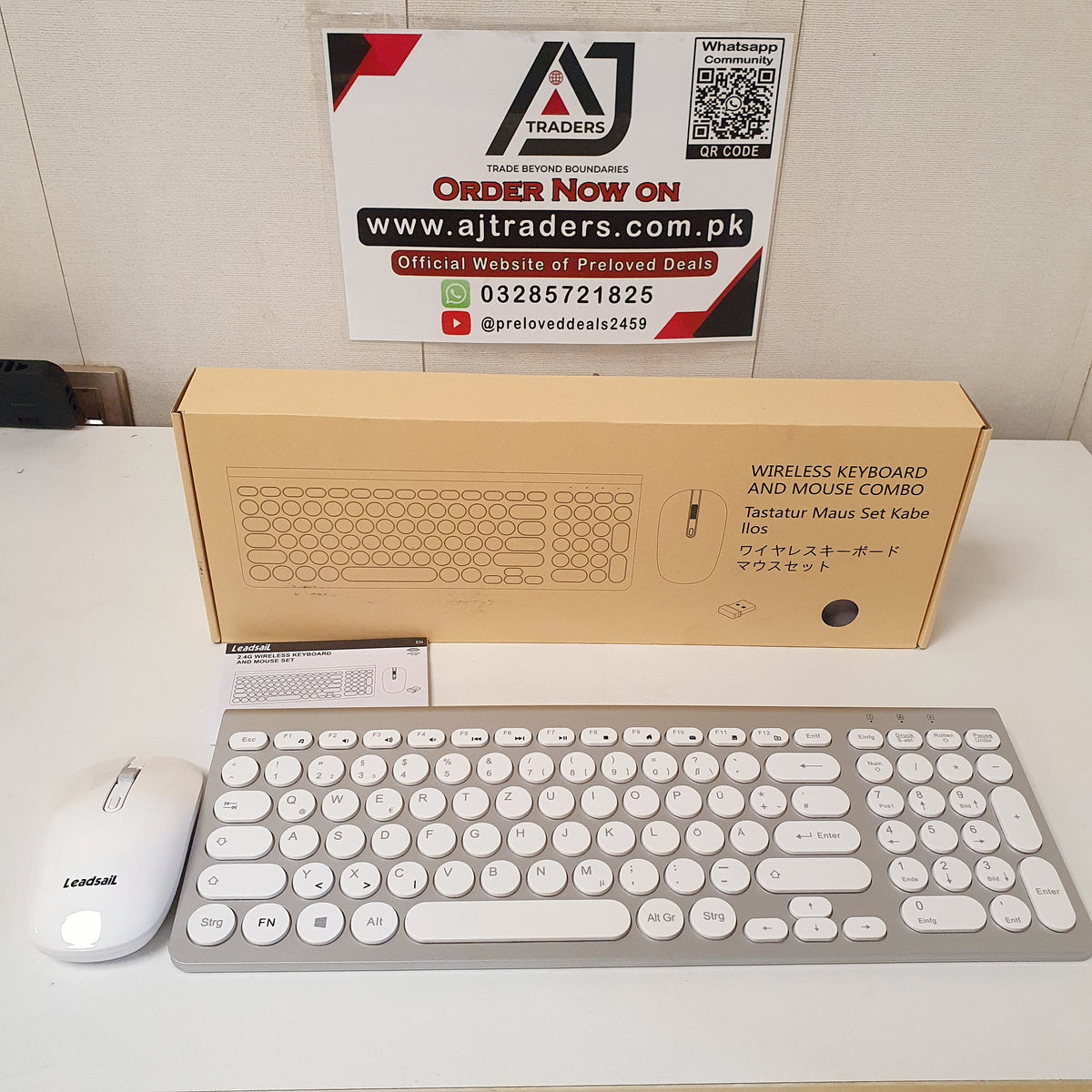 Wireless Keyboard and Mouse Combo , 61060