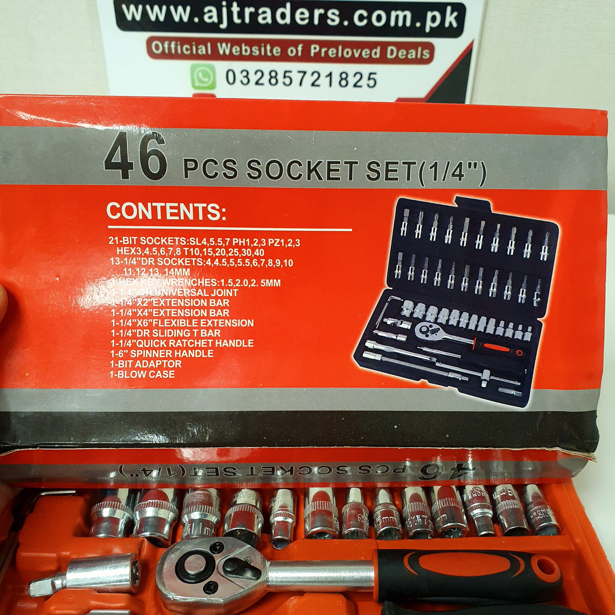Professional Toolkit Set Plastic Box, 11830