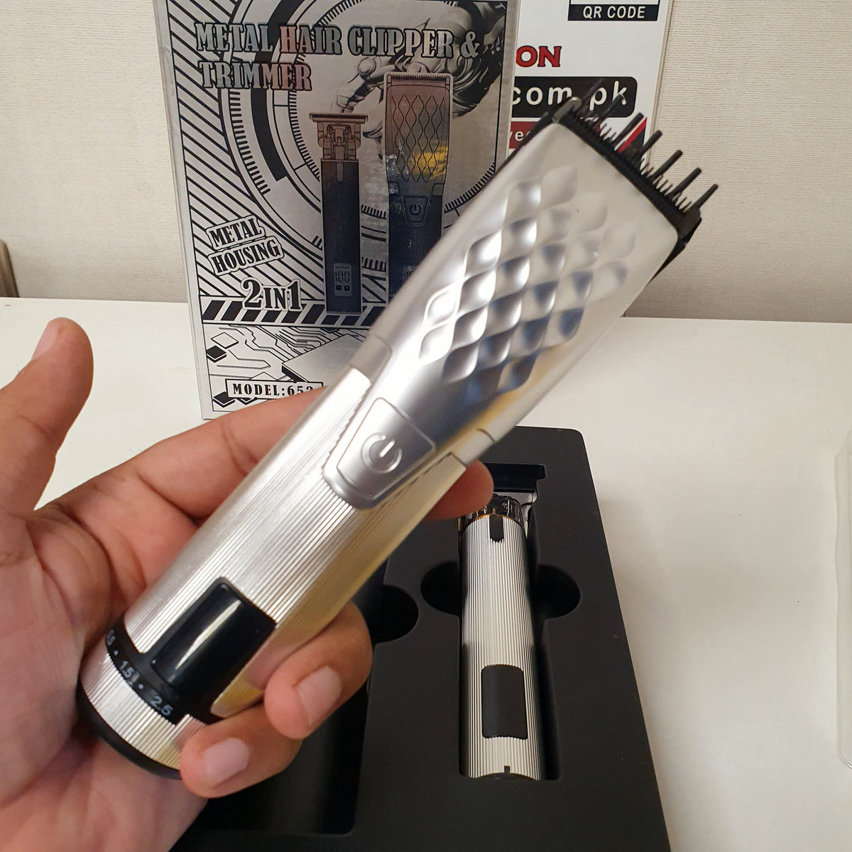 Metal Hair Clipper Trimmer 2 in 1, 13950