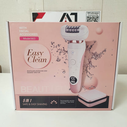 Easy Clean With Facial Accessories Beauty Cleaning Shaver, 22250