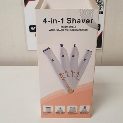 4 in 1 Rechargeable Shaver Women razor and Eyebrow Trimmer, 24650