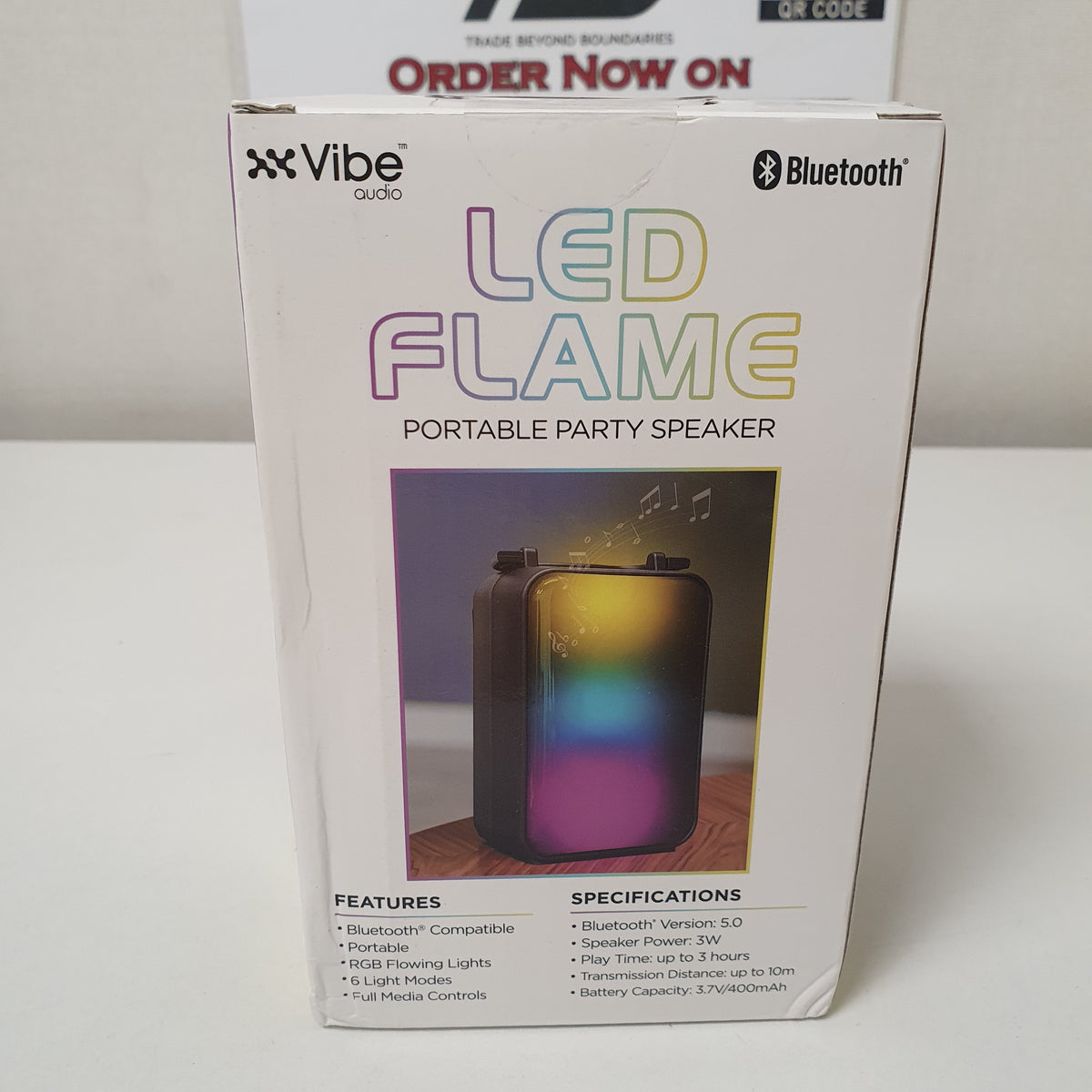 Led Flame Portable Party Speaker, 13000