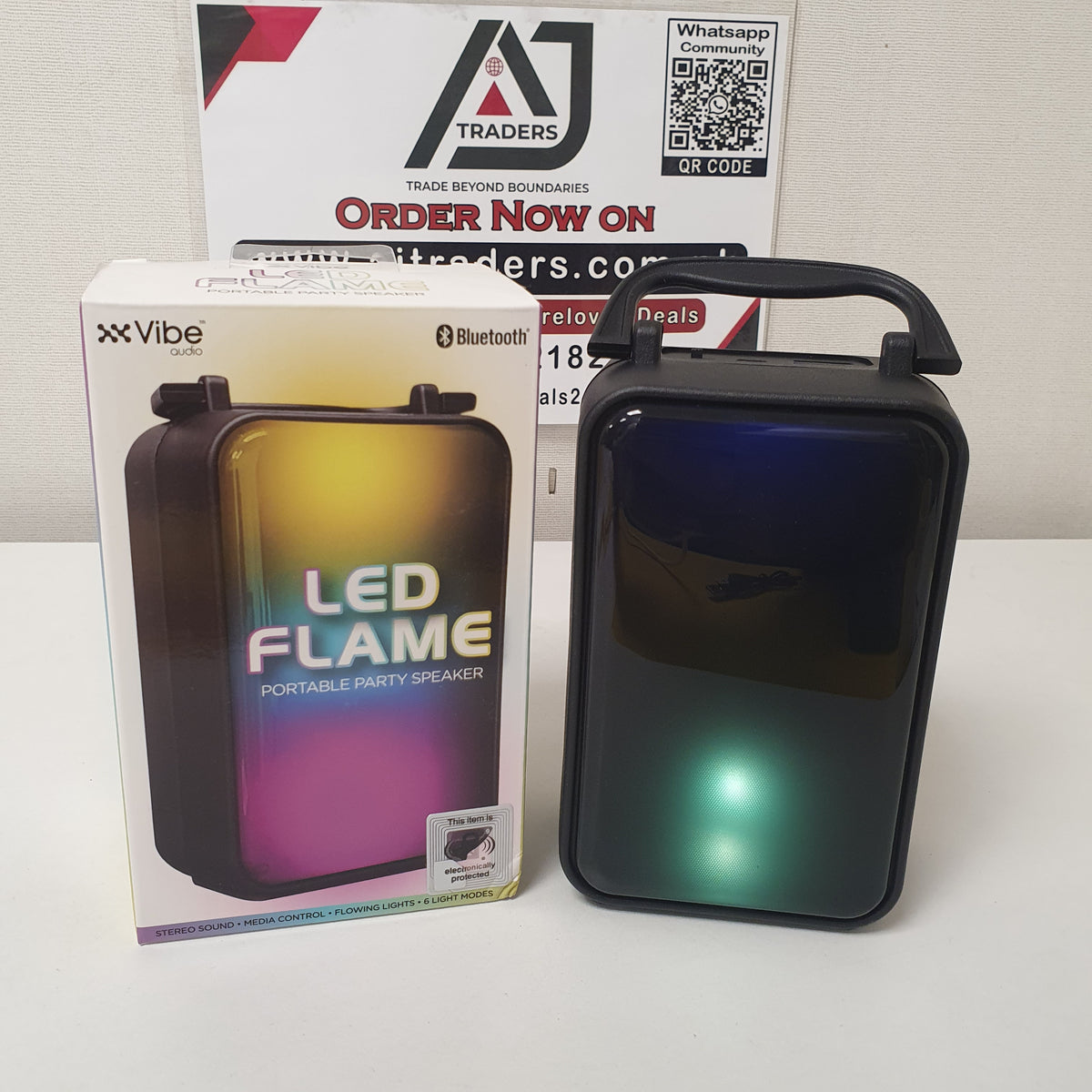 Led Flame Portable Party Speaker, 13000