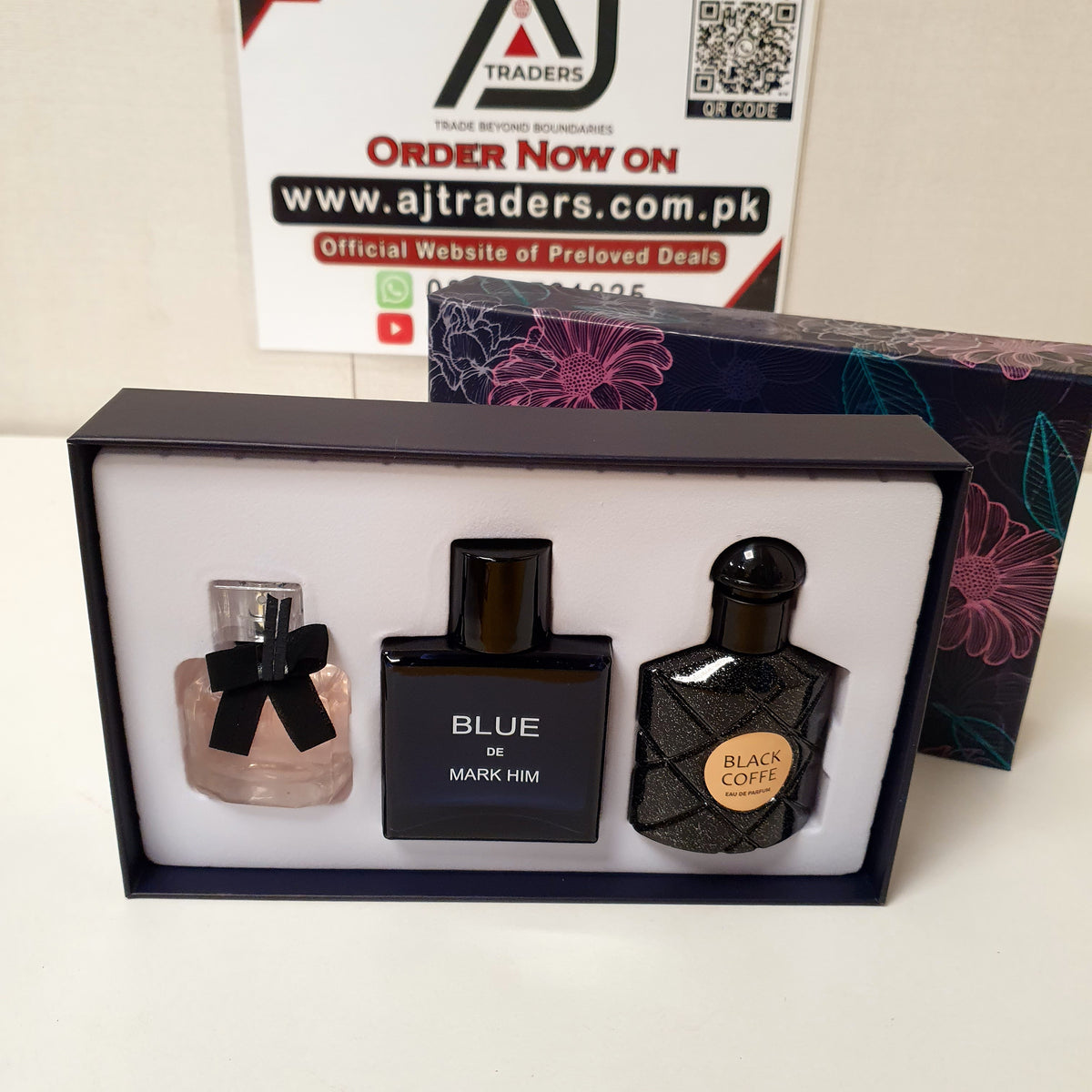 Blue De Mark Him and Black Coffee Perfume Gift Pack, 51230