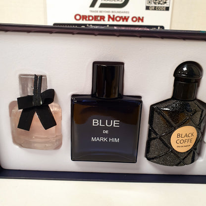 Blue De Mark Him and Black Coffee Perfume Gift Pack, 51230