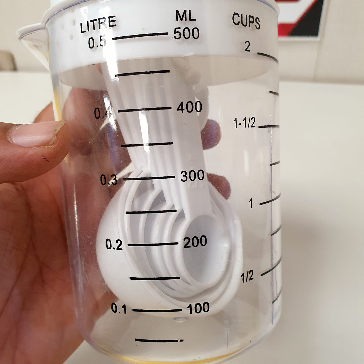 Measuring Cup with measuring Spoons, 31900
