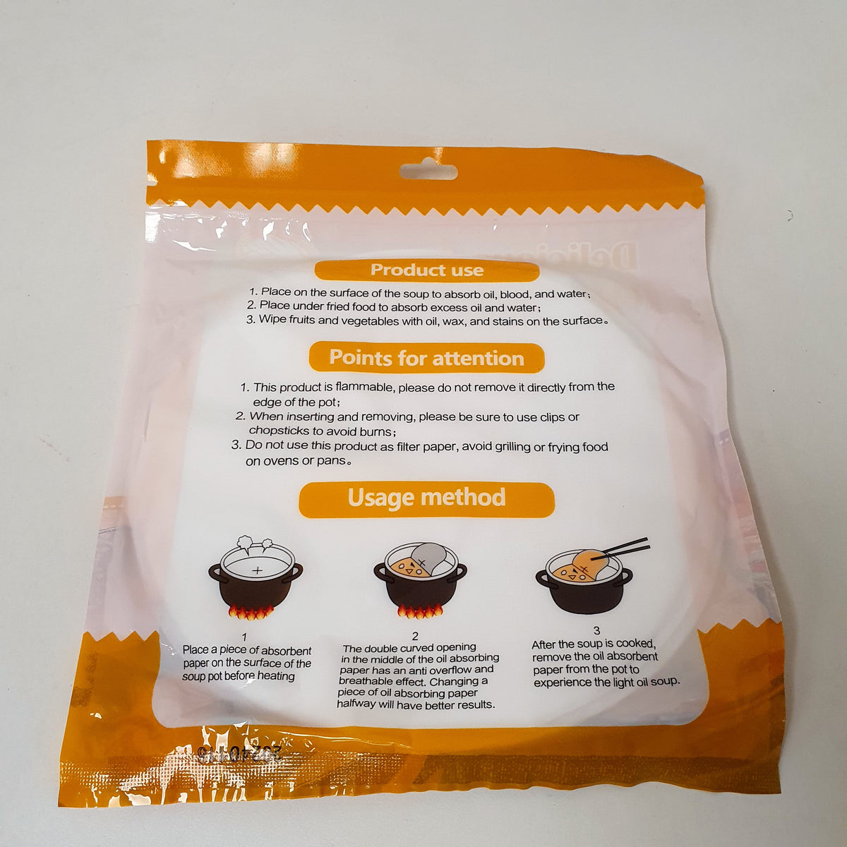 Oil Absorbing Paper 20 pcs Pack, 31110