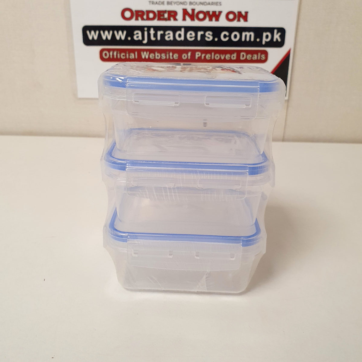 3 Pcs air Tight Silicone Box Pack, 241000