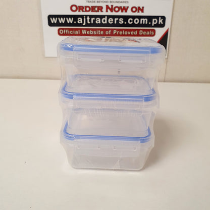 3 Pcs air Tight Silicone Box Pack, 241000