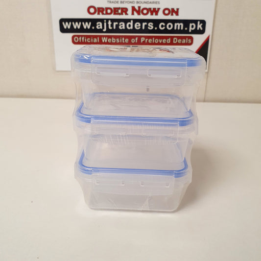 3 Pcs air Tight Silicone Box Pack, 241000