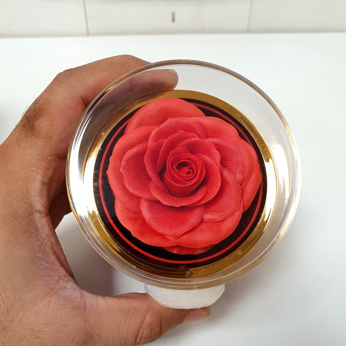 Love Ring Box Rose Flower Style, 31305