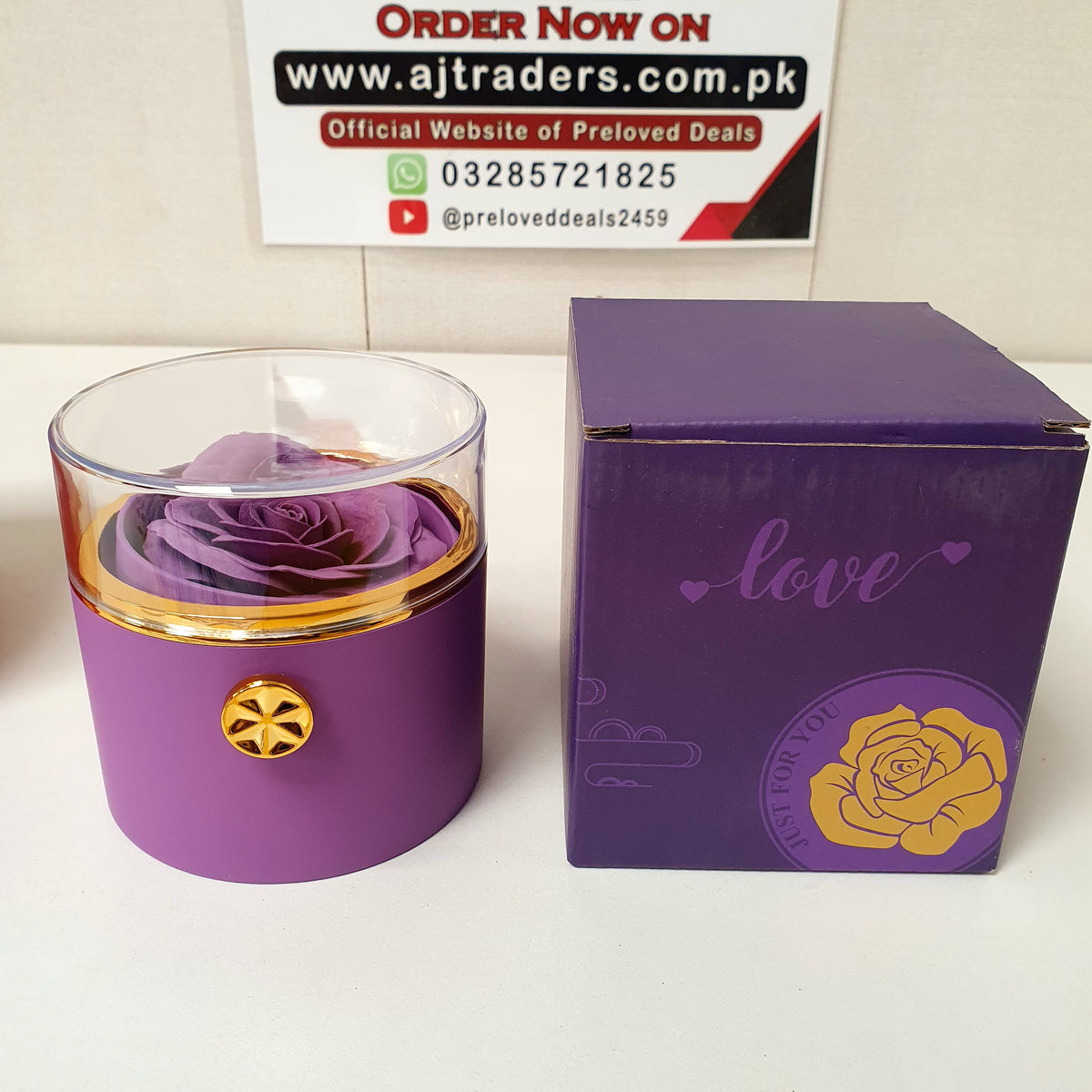 Love Ring Box Rose Flower Style, 31305