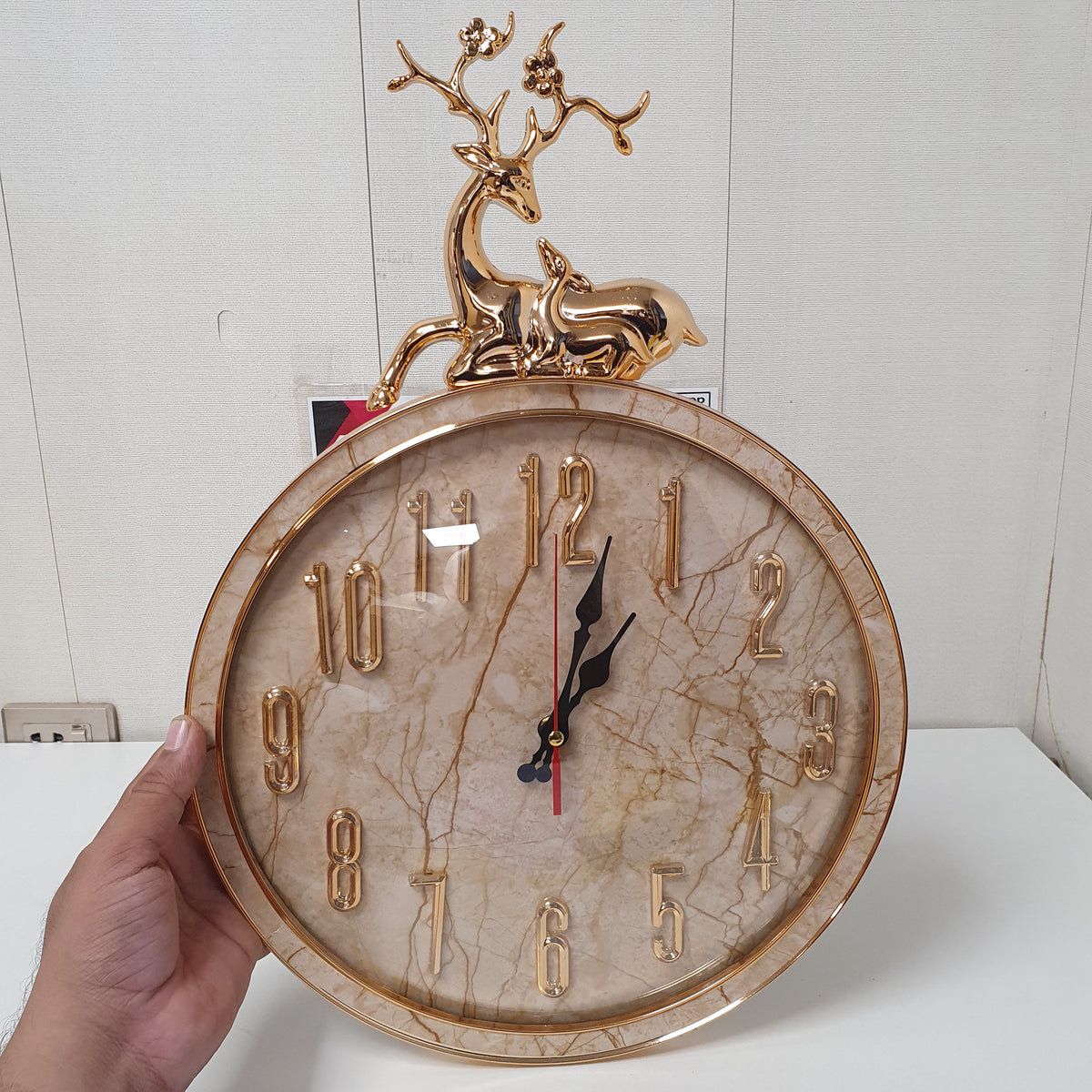 Decorative Wall Clock Rose Gold, 11830