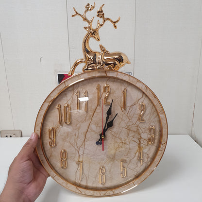 Decorative Wall Clock Rose Gold, 11830