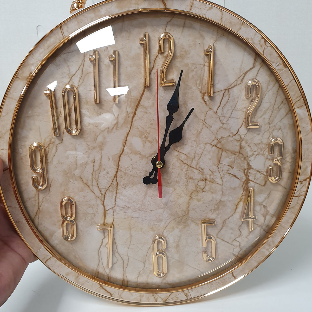 Decorative Wall Clock Rose Gold, 11830