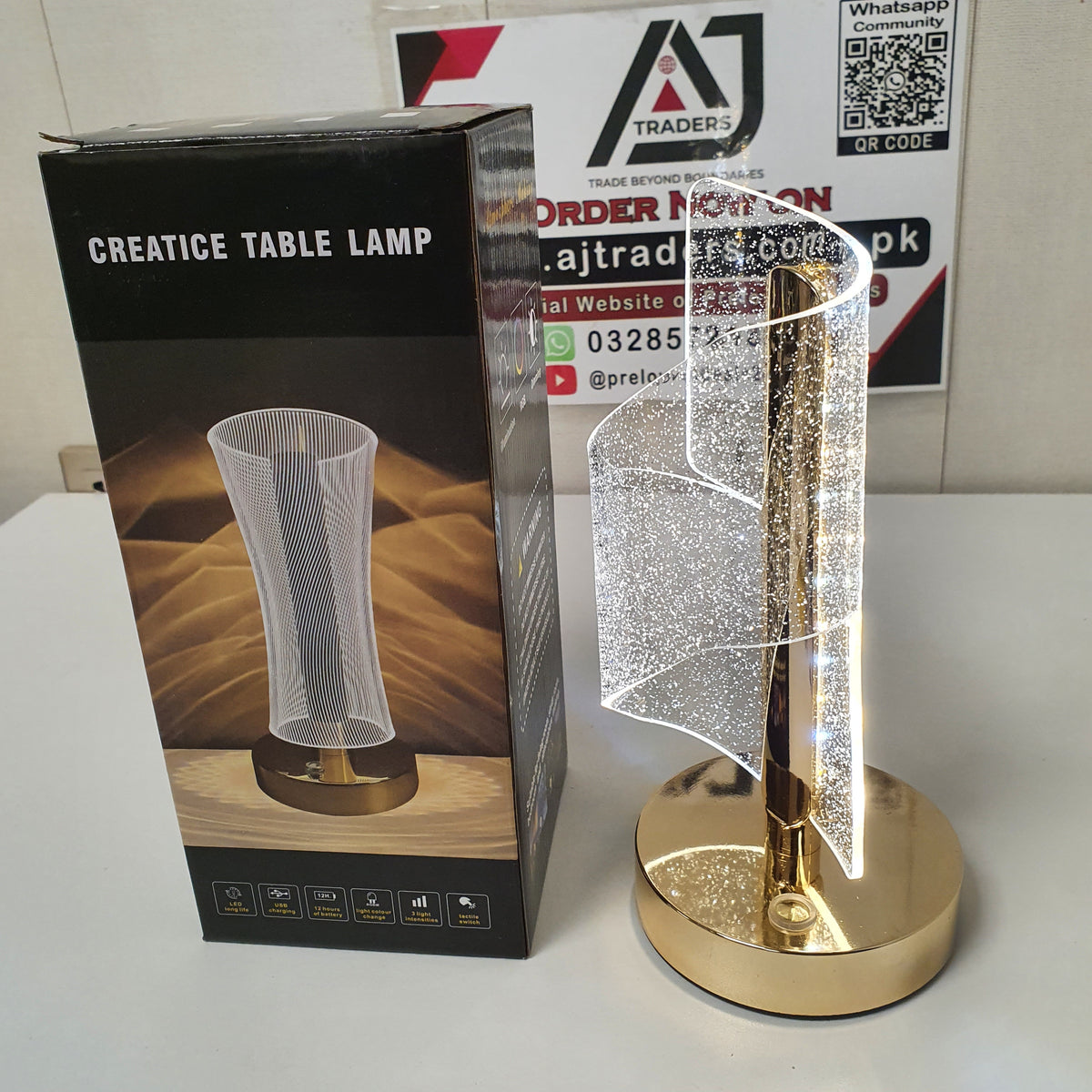 Creative Table Lamp 3d, 22100