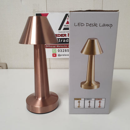 Led Desk Lamp Curve Style Rose Gold, 11750