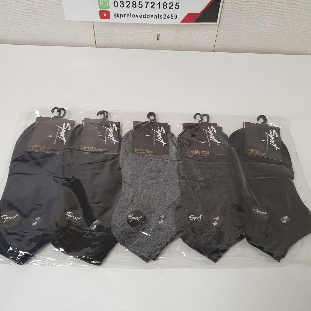 Men's Socks Pack of 10, 3555