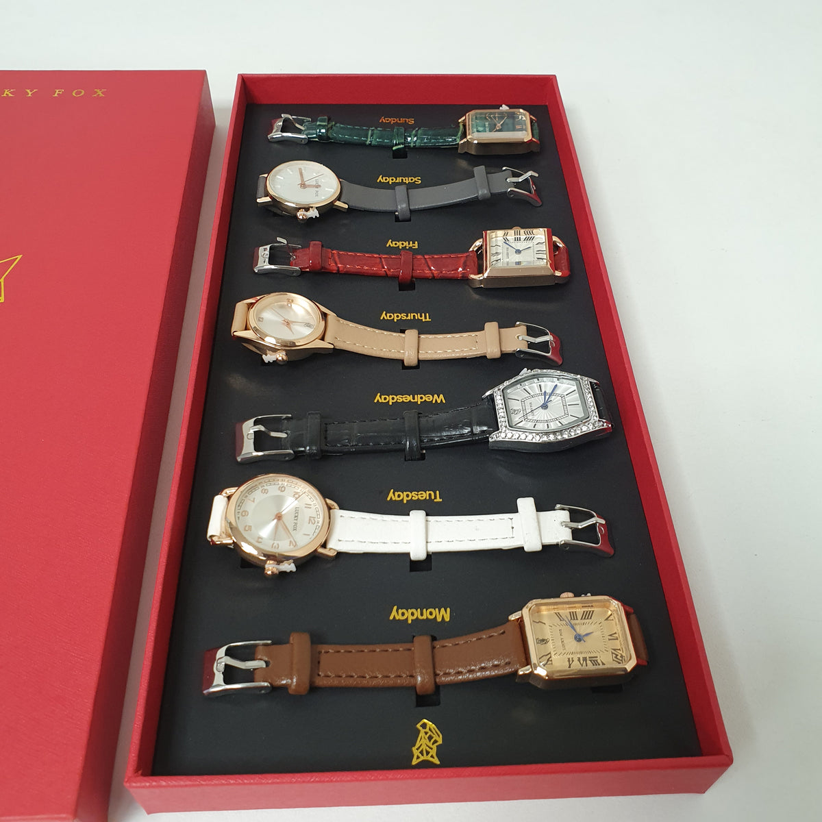 7 Pcs Gift Box Watches Lucky Fox, 121700