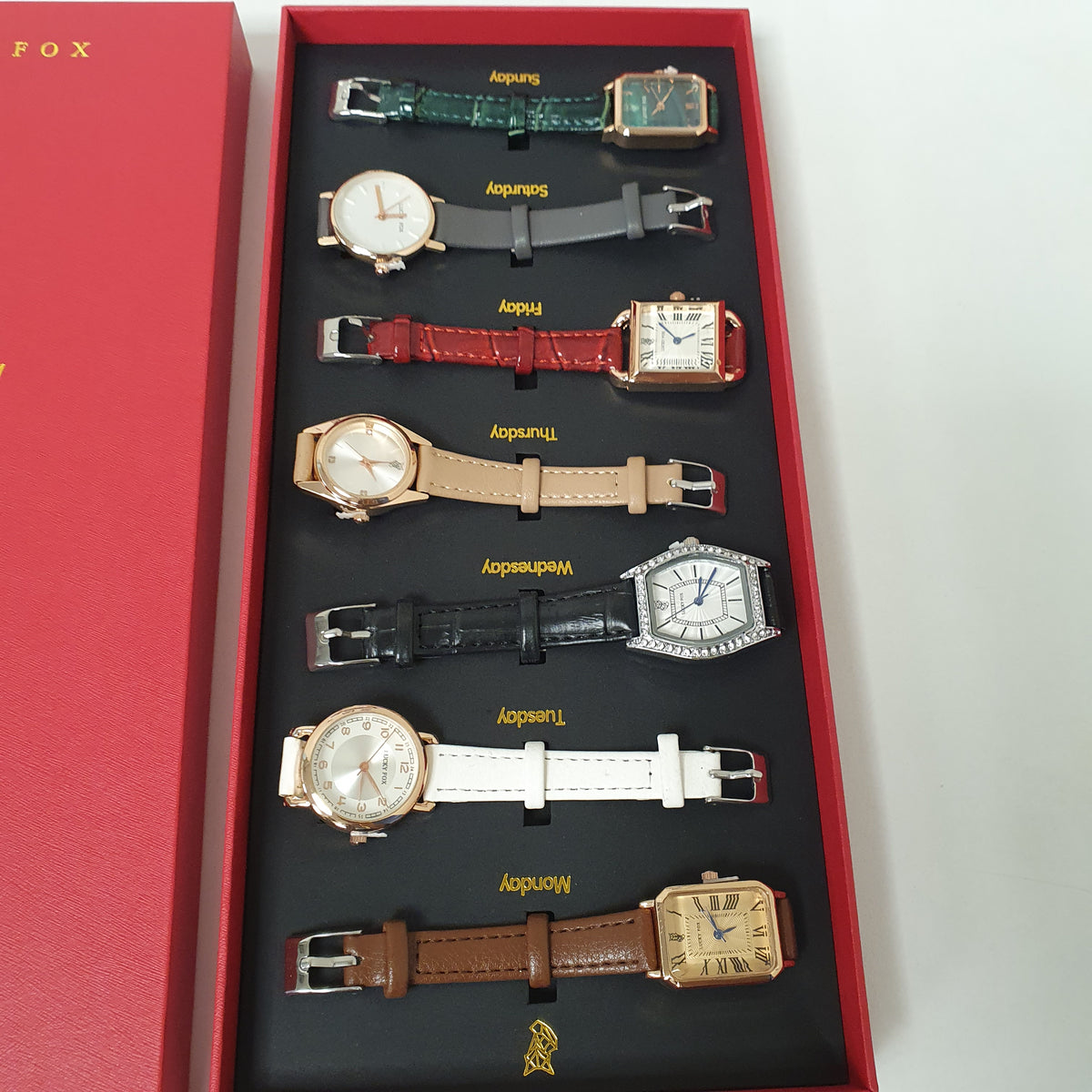 7 Pcs Gift Box Watches Lucky Fox, 121700
