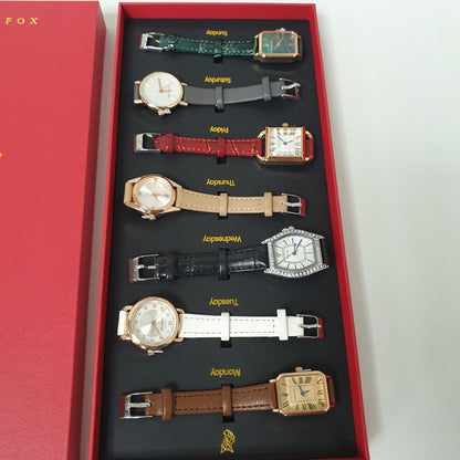 7 Pcs Gift Box Watches Lucky Fox, 121700
