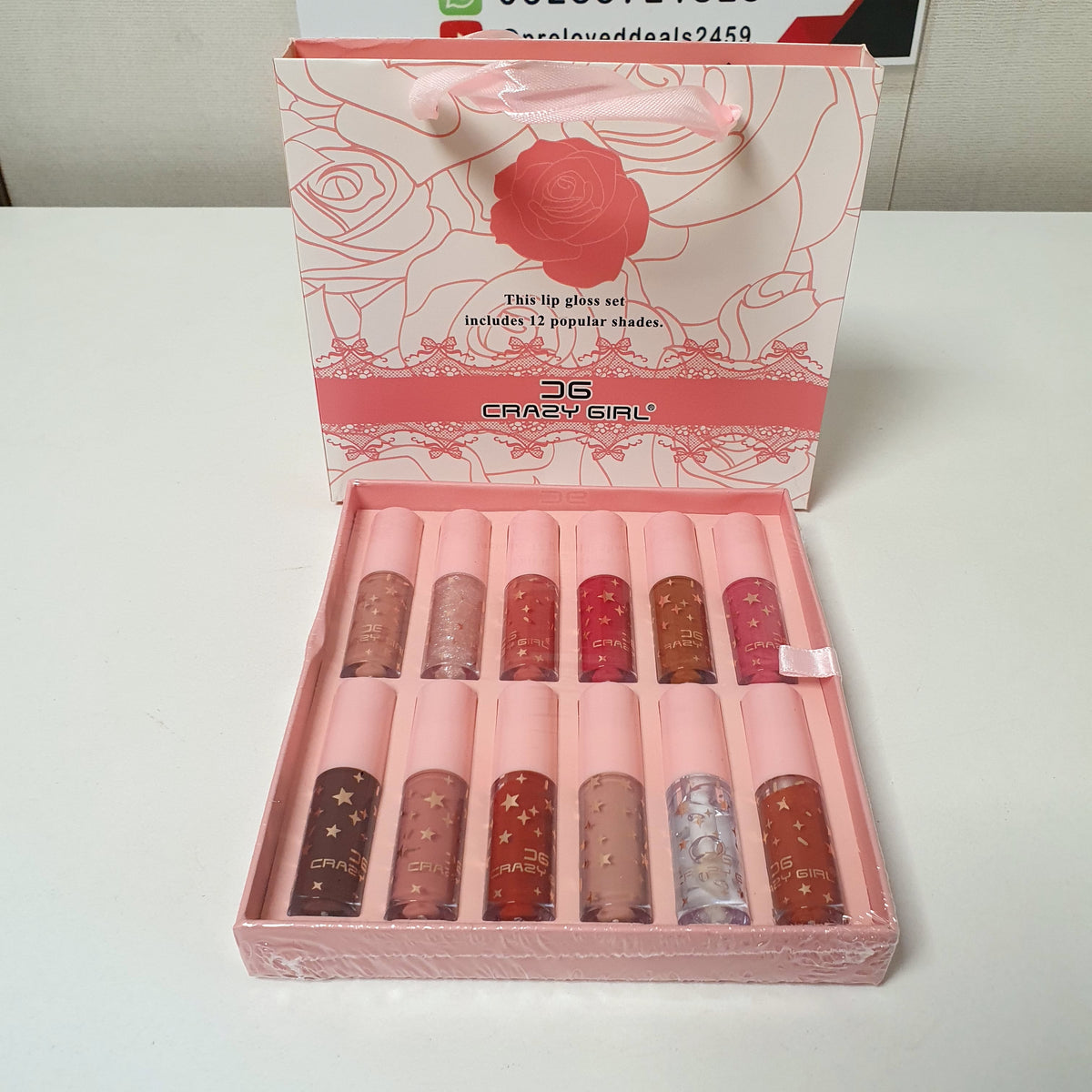 Crazy Girl Lip Gloss Set , 241210
