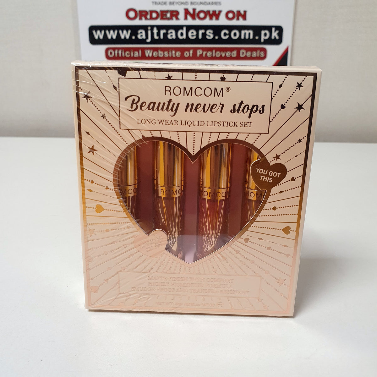 Romcom Beauty Never Stops Long Wear  Liquid Lipstick Set, 241450
