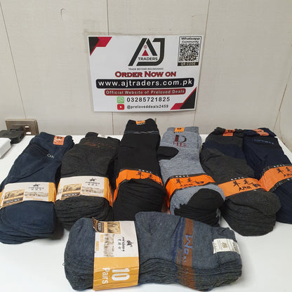 Mens Socks Pack of 10 Pairs, 21850