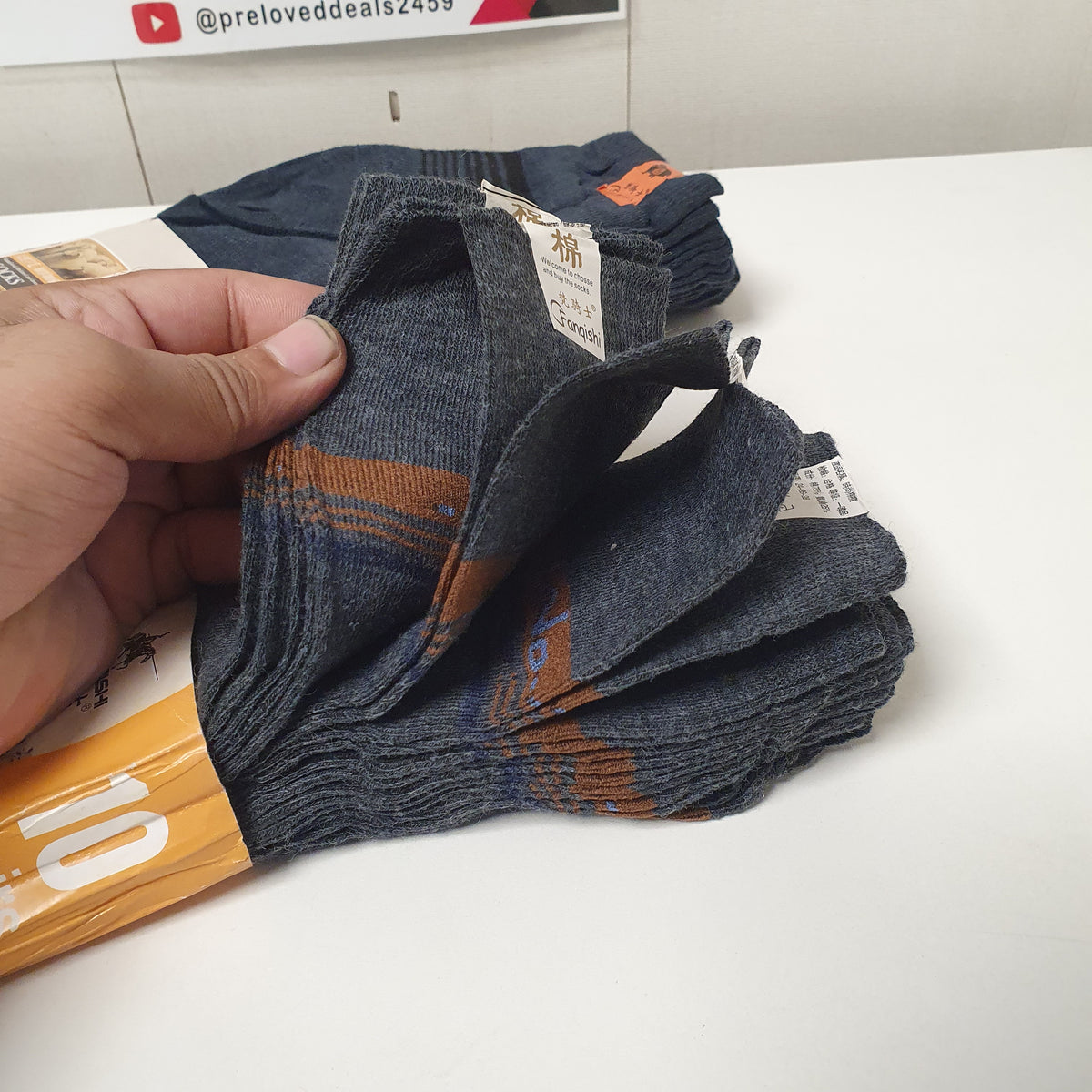 Mens Socks Pack of 10 Pairs, 21850