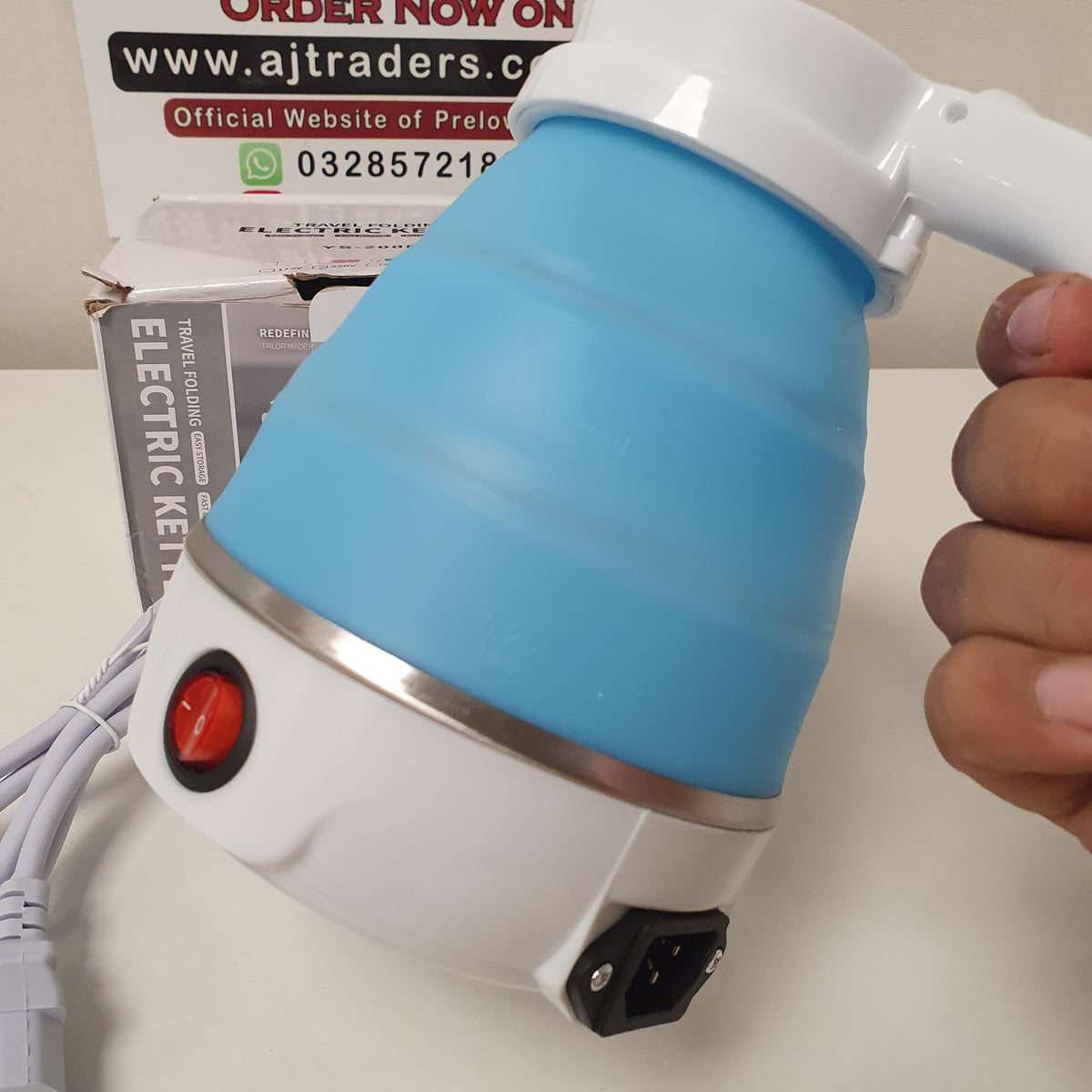 Foldable electric Kettle for Travellers, 22100