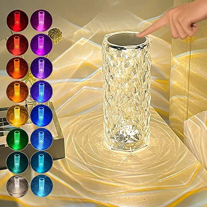 Usb Charging Touch Lamp Crystal Look, 121150