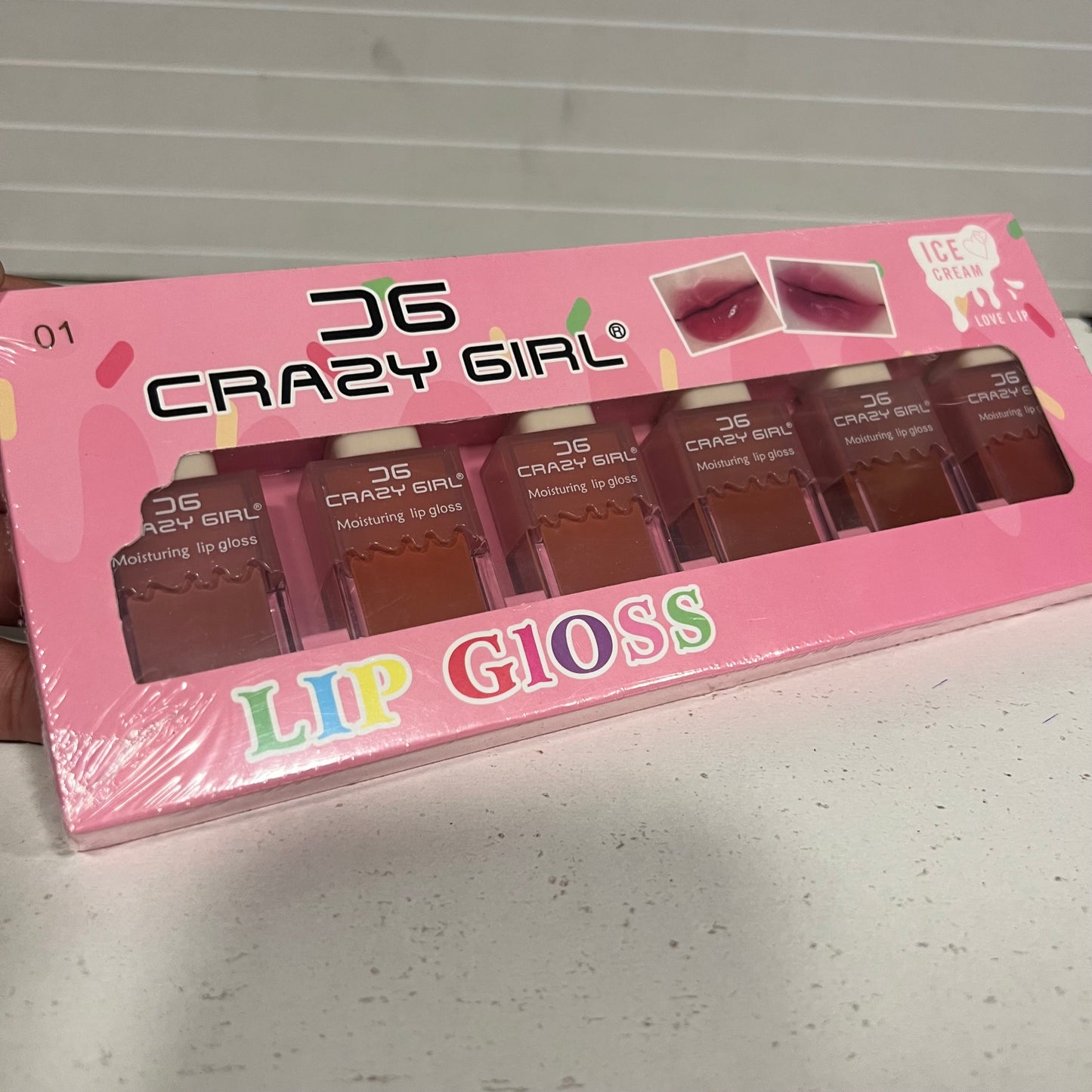 Crazy Girl 6 color Lip Gloss