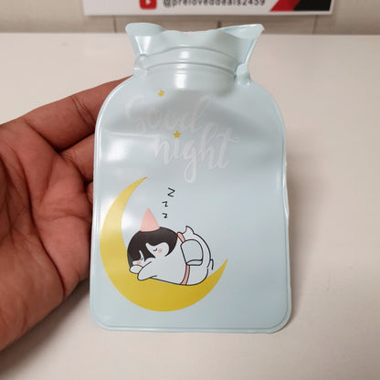 Compact Good Night Hot Water Bottle - Portable Hand Warmer