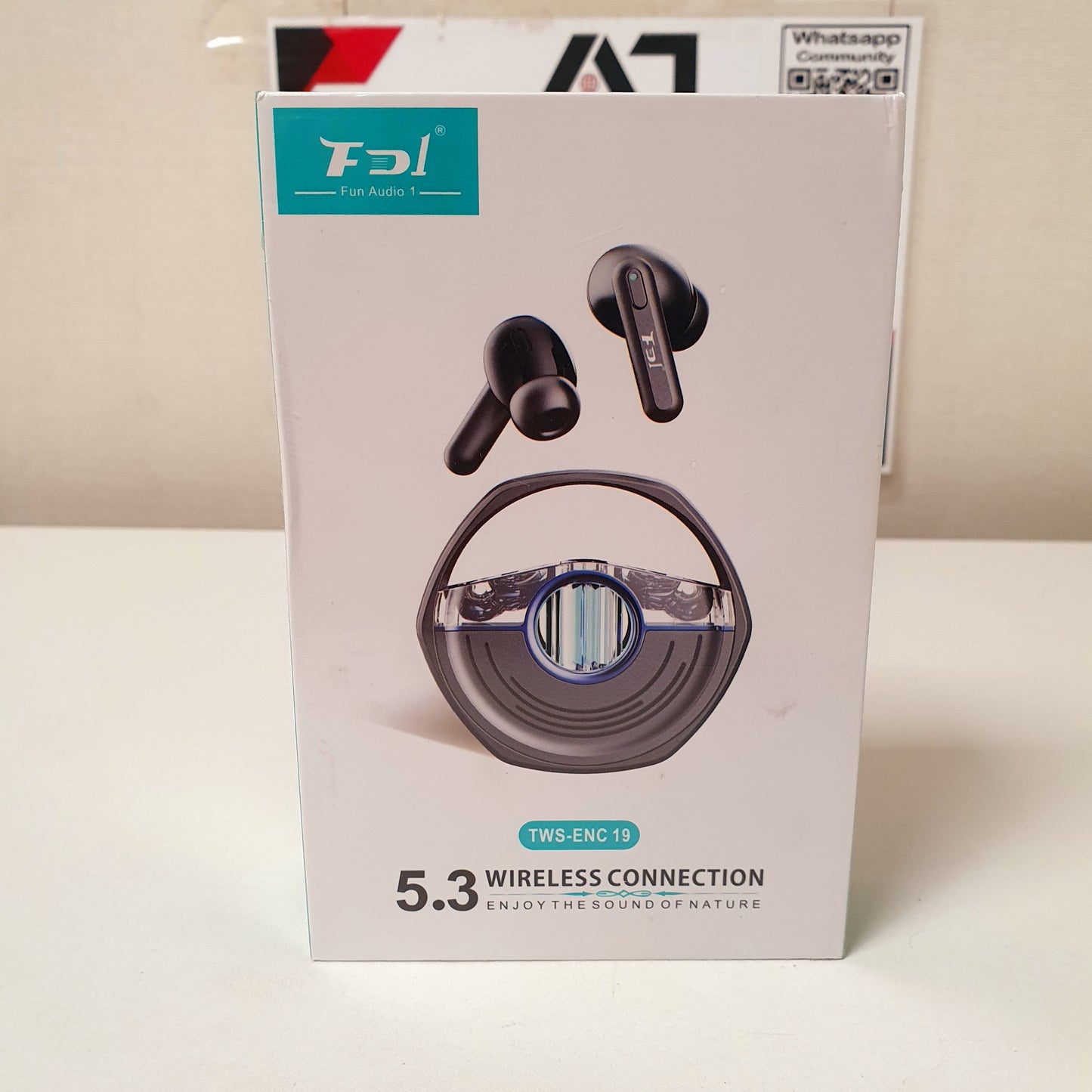 FOL TWS-ENC 19 Wireless Bluetooth 5.3 Earbuds with ENC