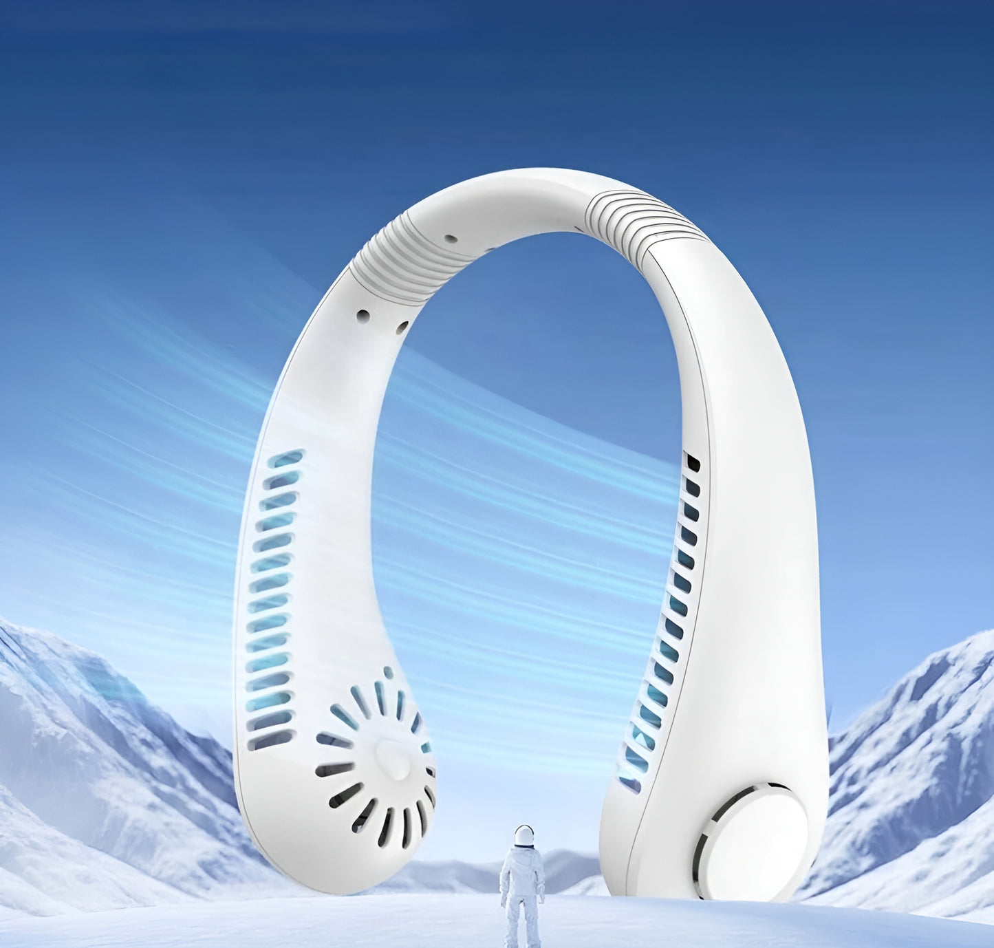 X5 Portable Leafless Hanging Neck Fan - Hands-Free Personal Cooler