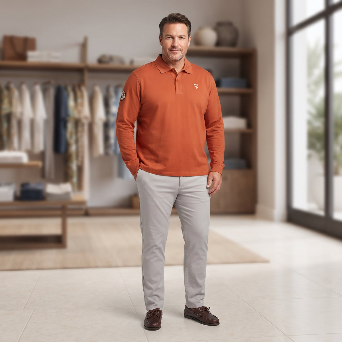 Go Club Med Brand Long Sleeves Mens T Shirt