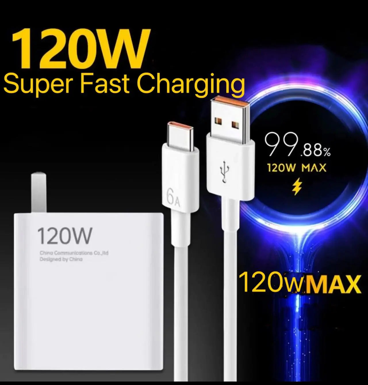 Google Pixel 120W USB-C to USB-C Fast Charging Cable