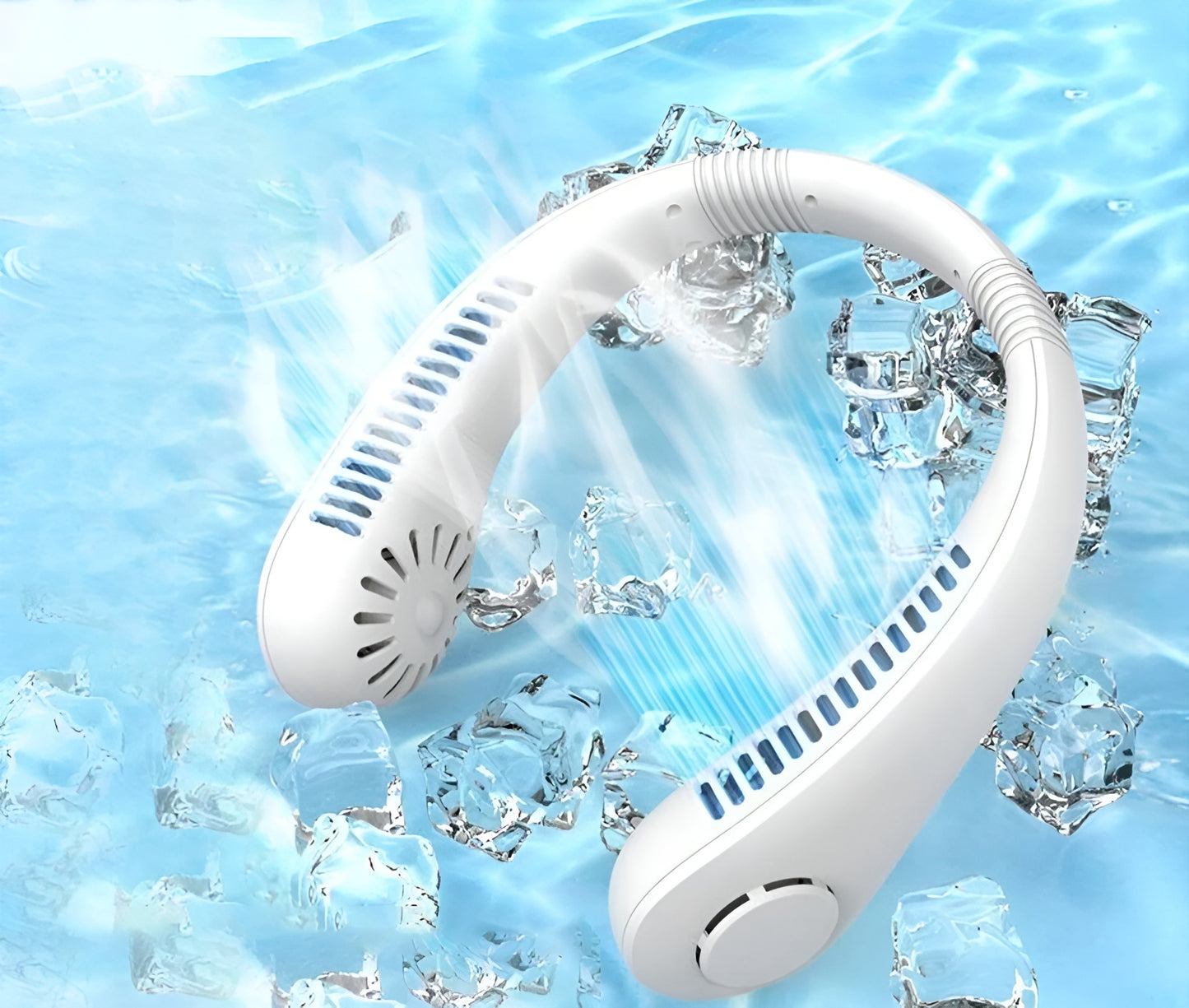 X5 Portable Leafless Hanging Neck Fan - Hands-Free Personal Cooler