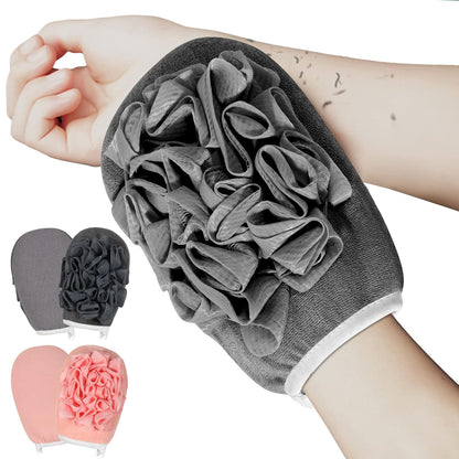 Exfoliating Bath Towel Glove - Cute Kite Print Body Scrub Mitt