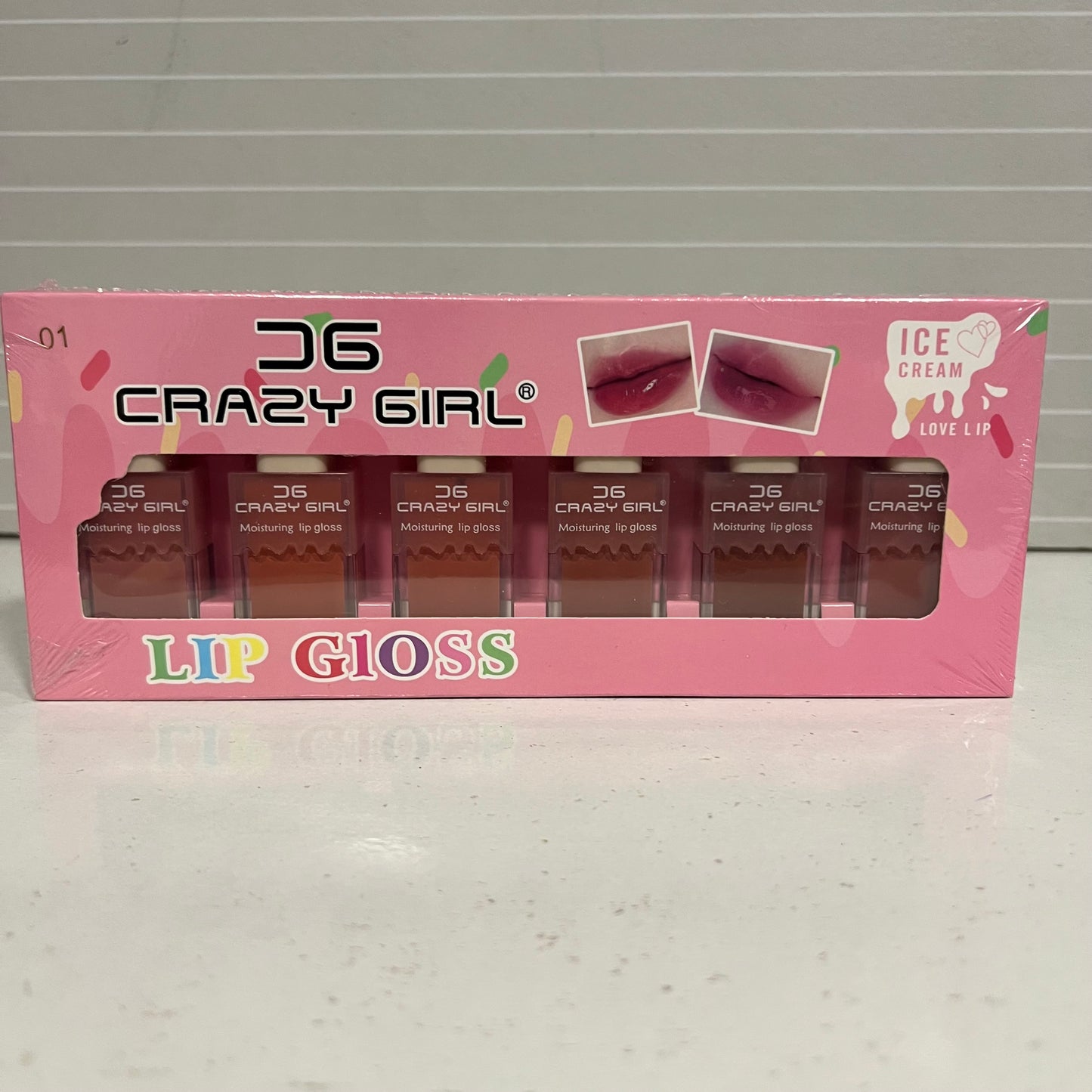 Crazy Girl 6 color Lip Gloss